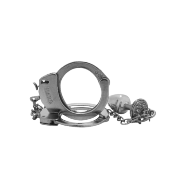 Kit Algema e Plug Anal Cravejado P