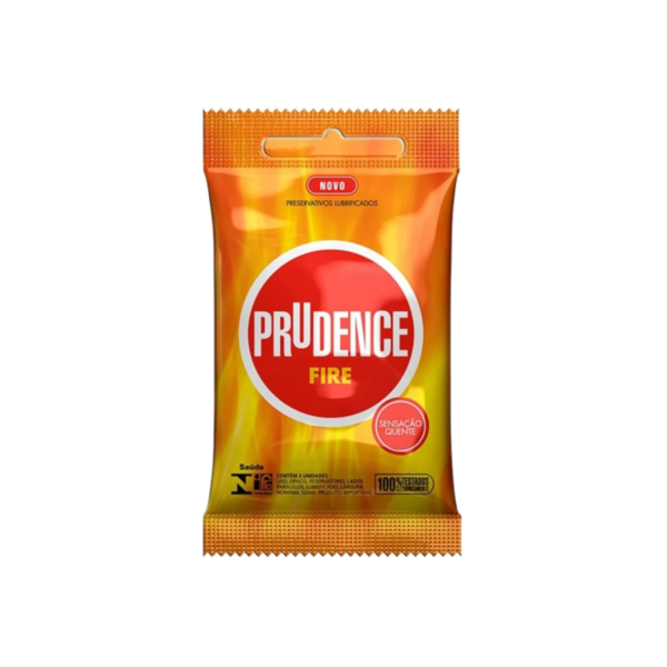 Preservativo Fire Com 3 Unidades Prudence