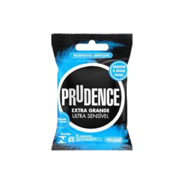 Preservativo Prudence Extra Grande Ultra Sensível 3un